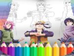 Coloring book Naruto Shippuden: Coloring book Ninja
