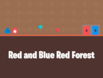 Red and blue-red forest
